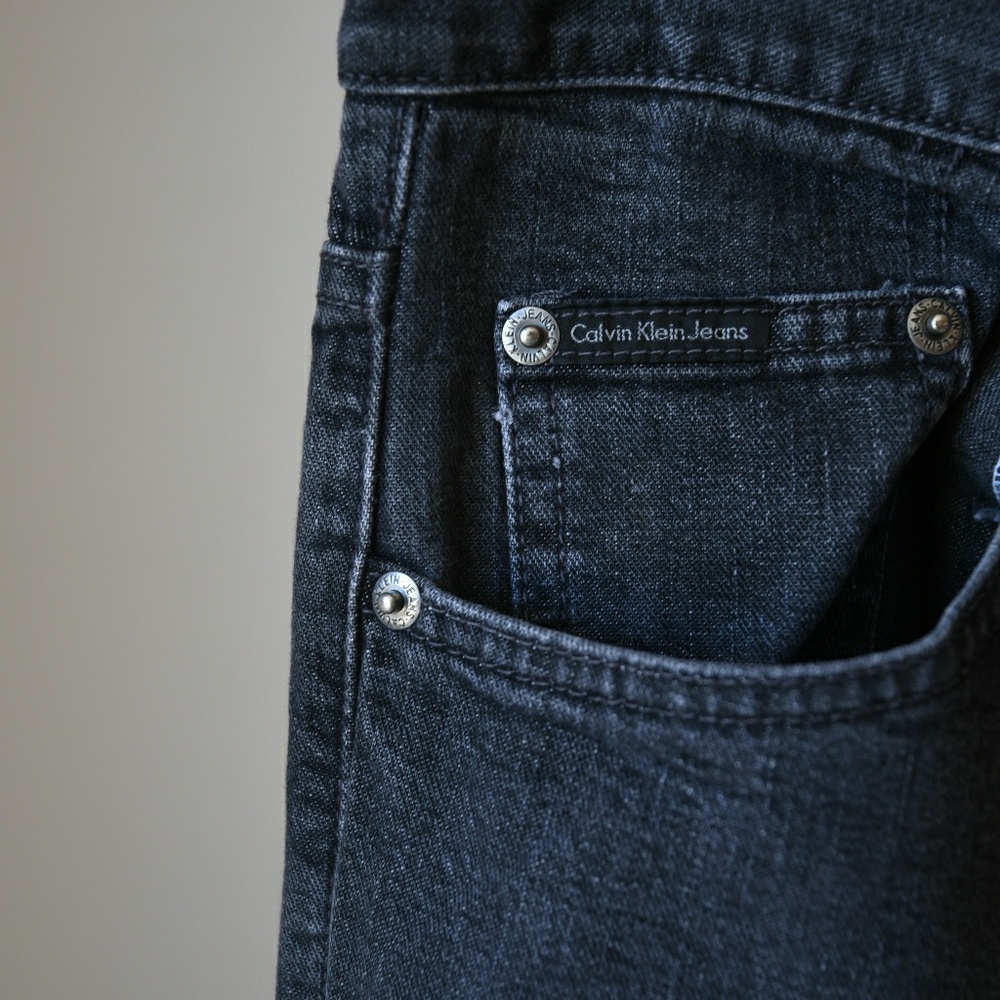 Vintage Calvin Klein Straight Leg Hi-Rise Jeans - Picture 5 of 5